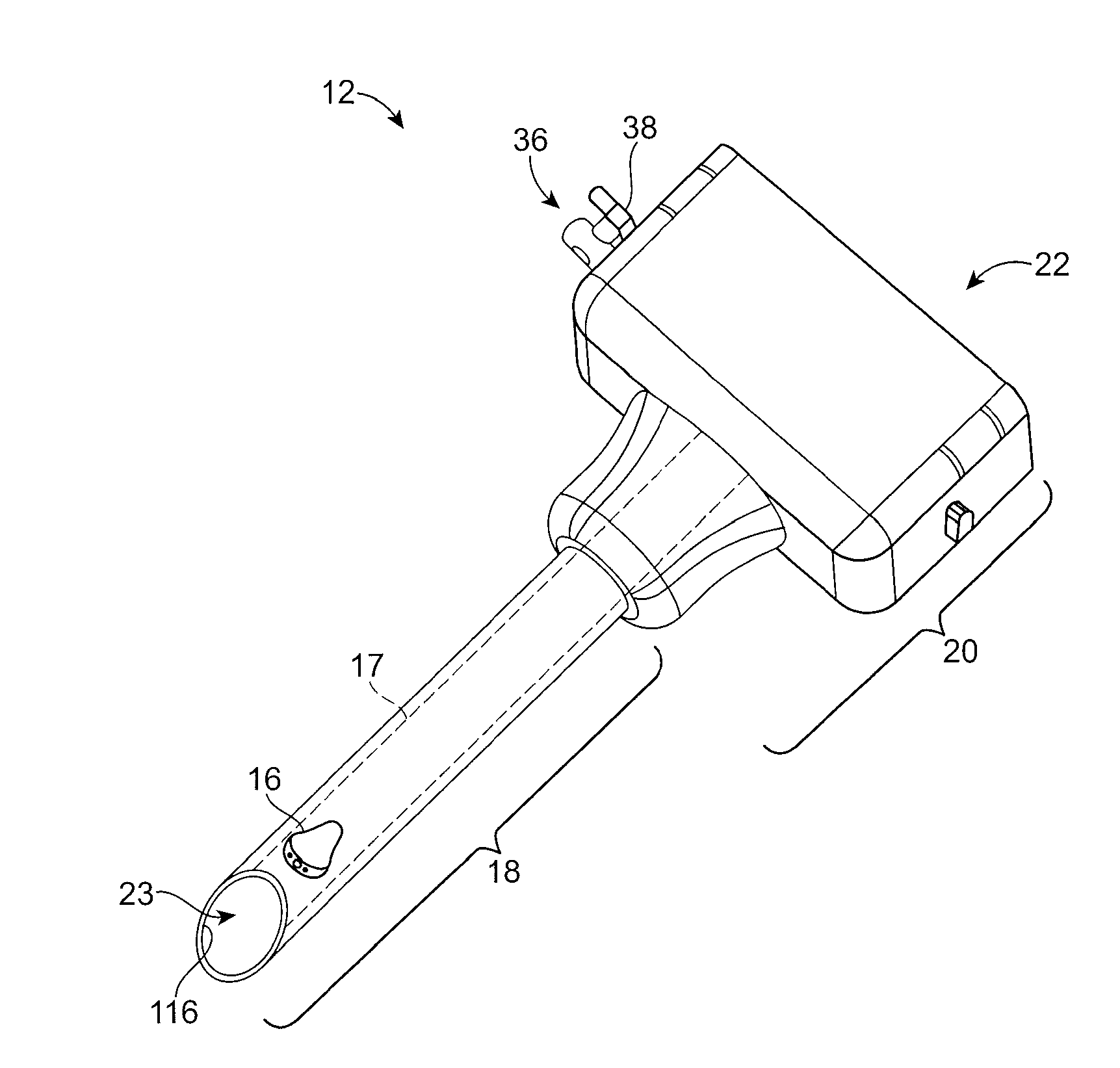 Surgical access port with embedded imaging device