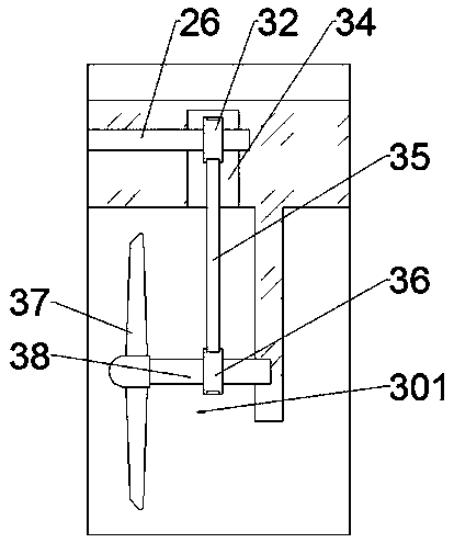 Air dust falling device for construction sites