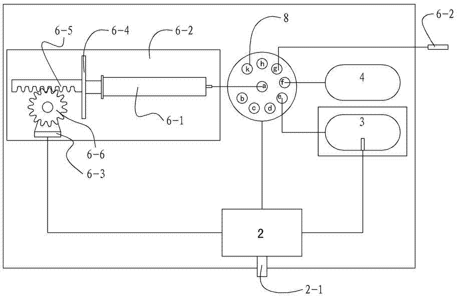 Automatic radioactive medicament split charging injector and automatic radioactive medicament split charging method