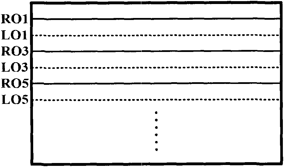 Passive stereoscopic image system and its image processing method