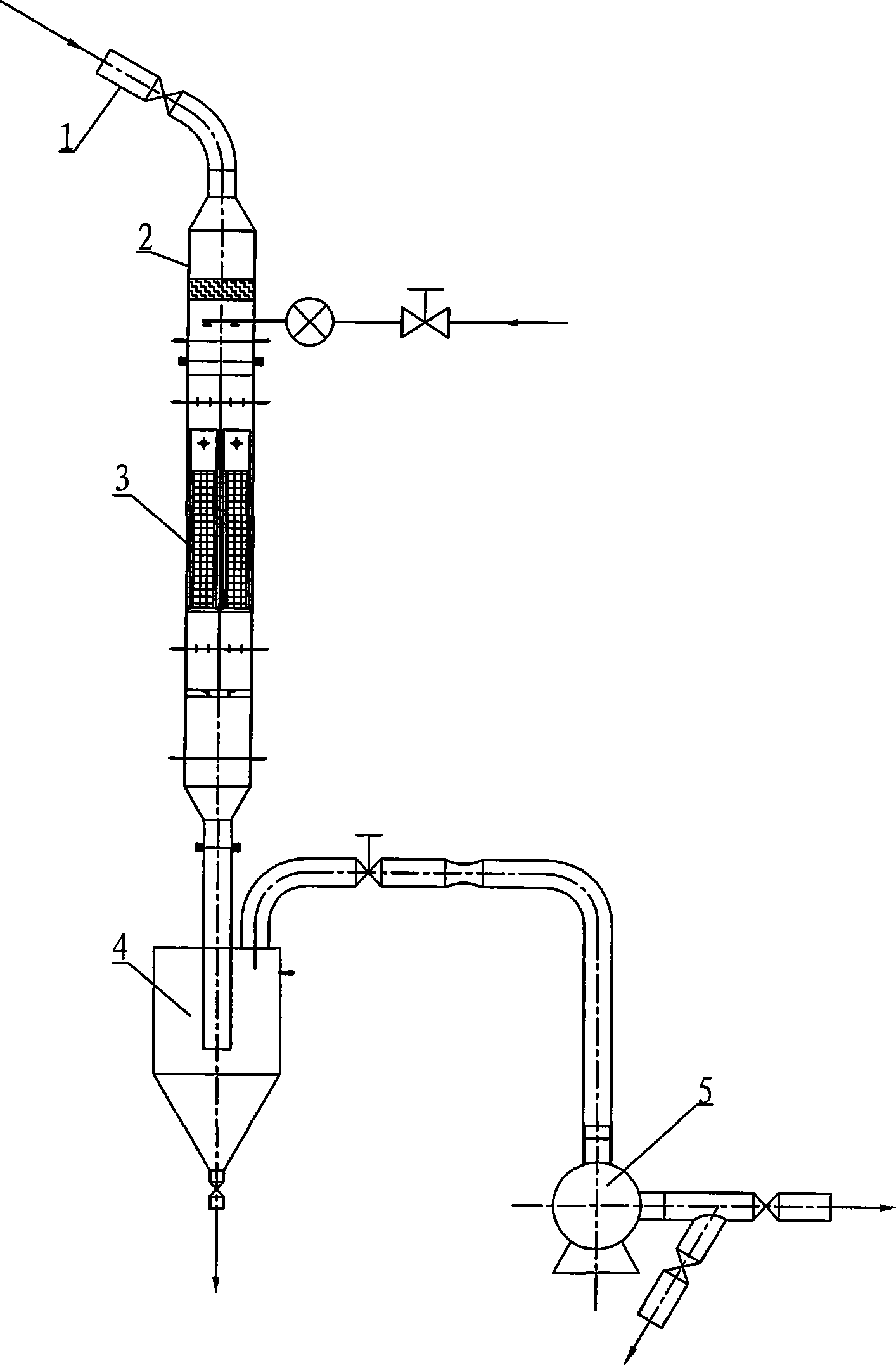 Device for testing and analyzing warehouse separated type denitrated catalyzer