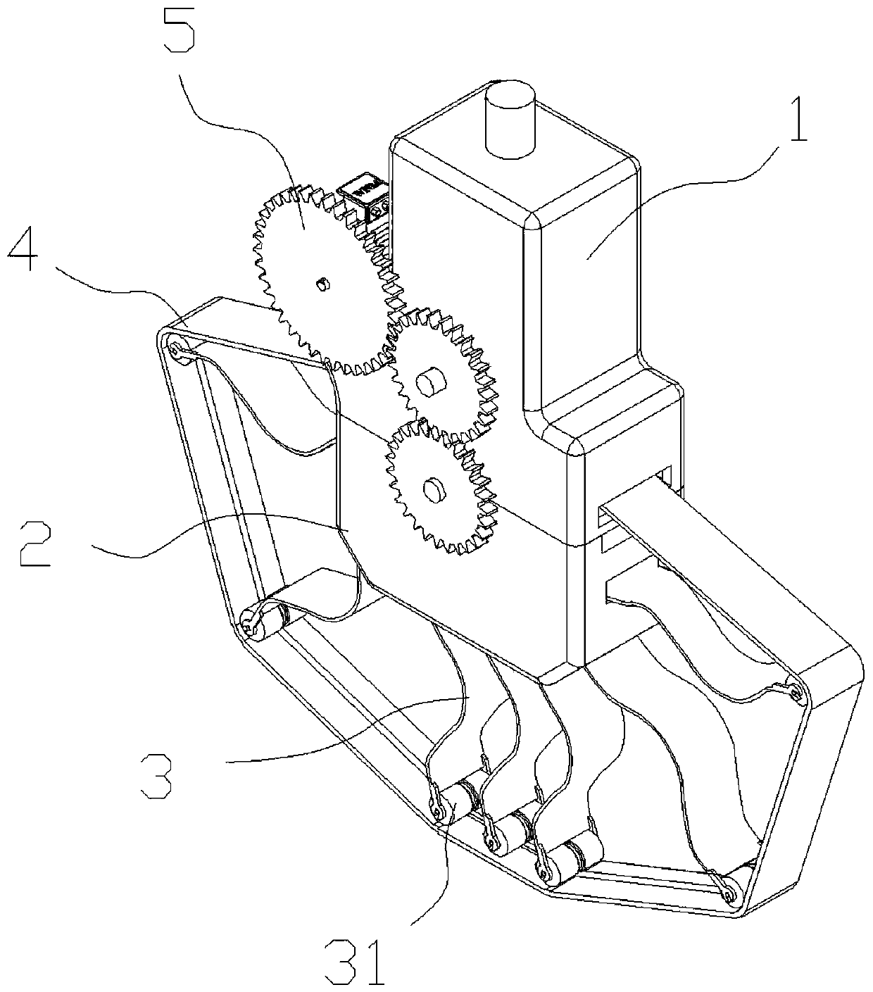 Special-shaped crawler wheel, crawler motorcycle and cross-country vehicle