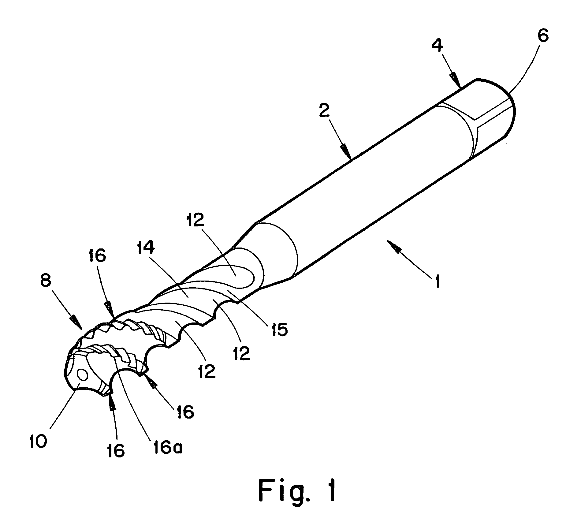 Threading tap for cutting threads in blind holes and methods of its manufacture