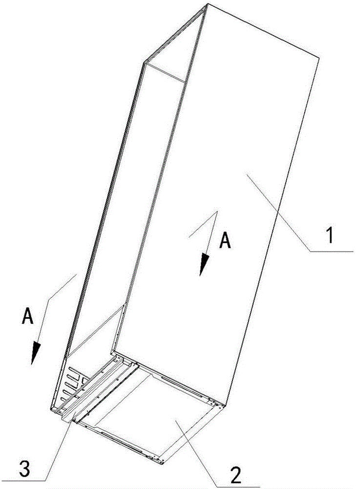 Baseplate structure for refrigerator