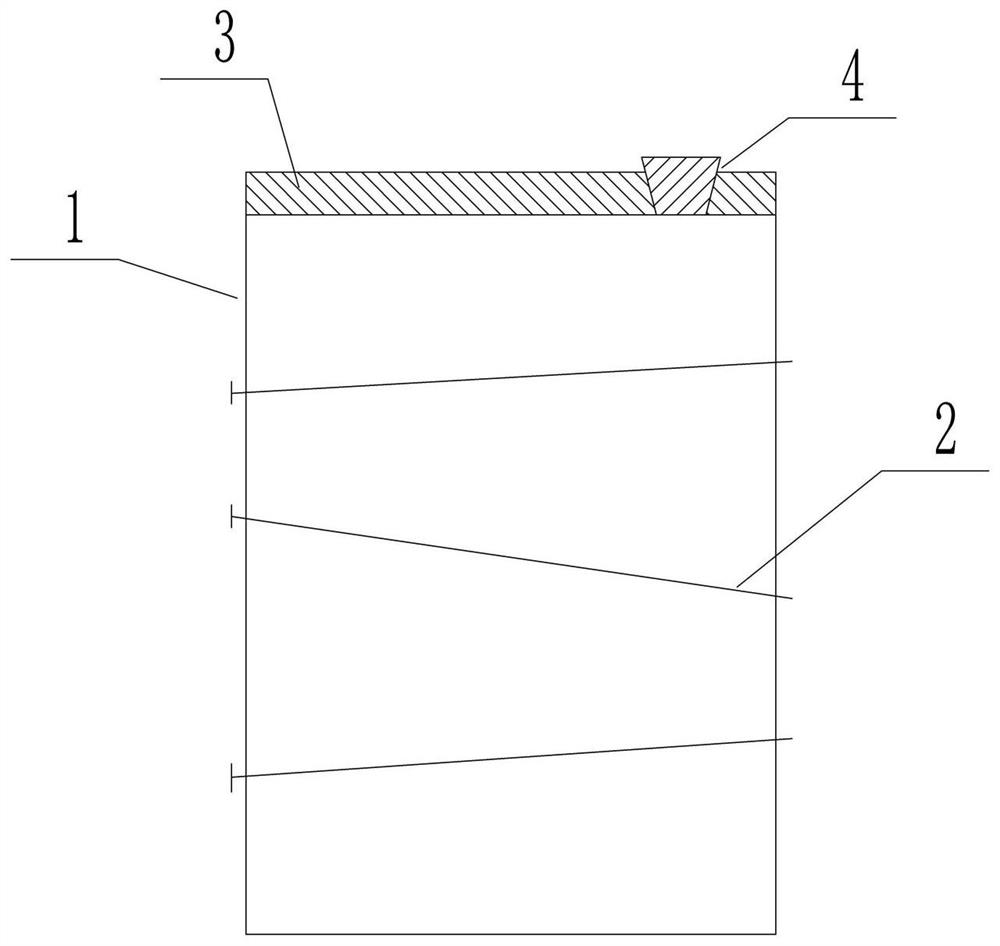 Experimental device and method for simulating gas migration mechanism