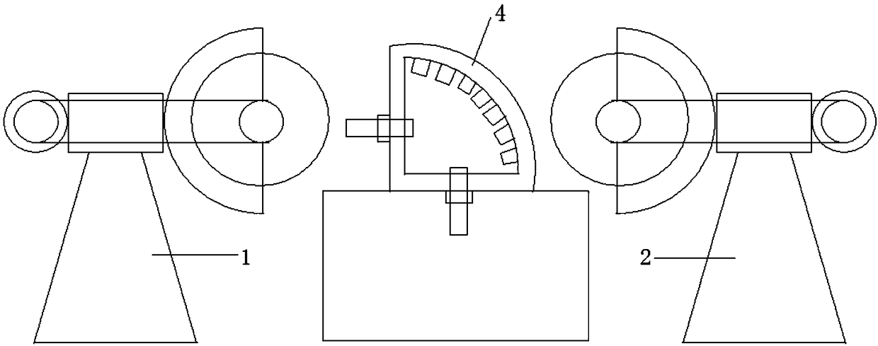 Metal tube cutting device