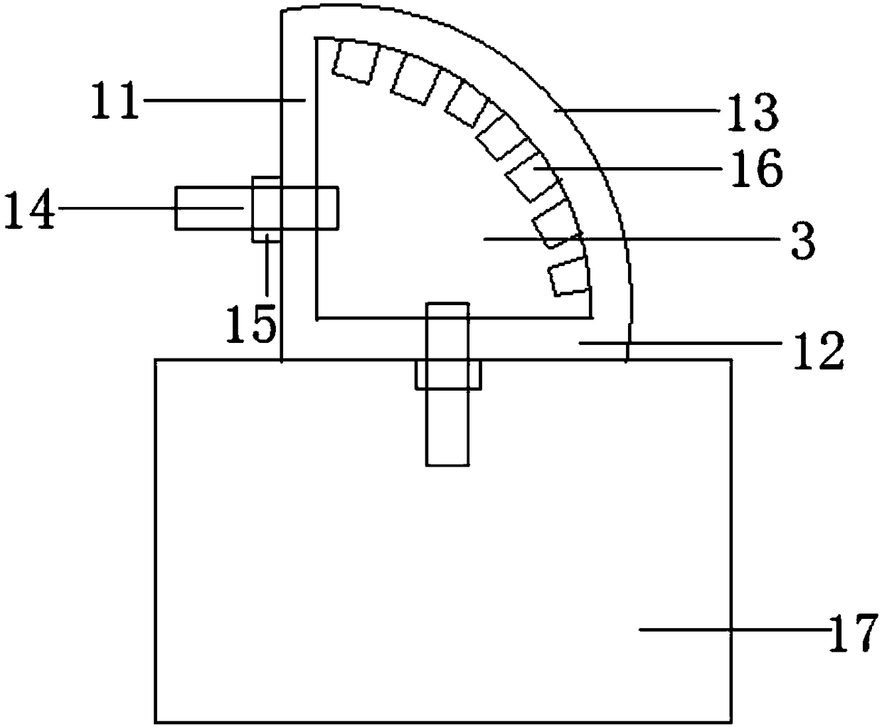 Metal tube cutting device