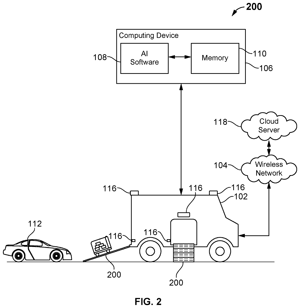 System and method for providing an autonomous delivery vehicle with intelligent ramp control