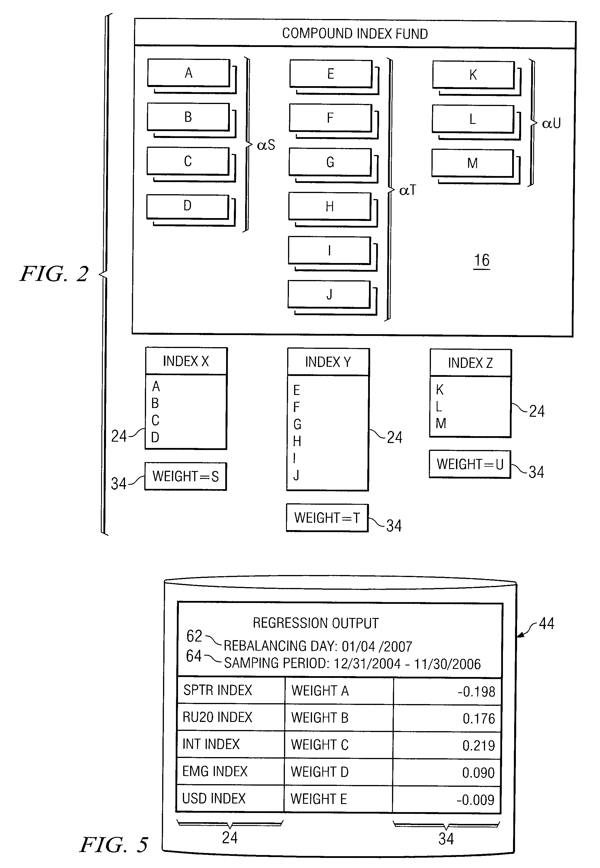 System and method for emulating a long/short hedge fund index in a trading system