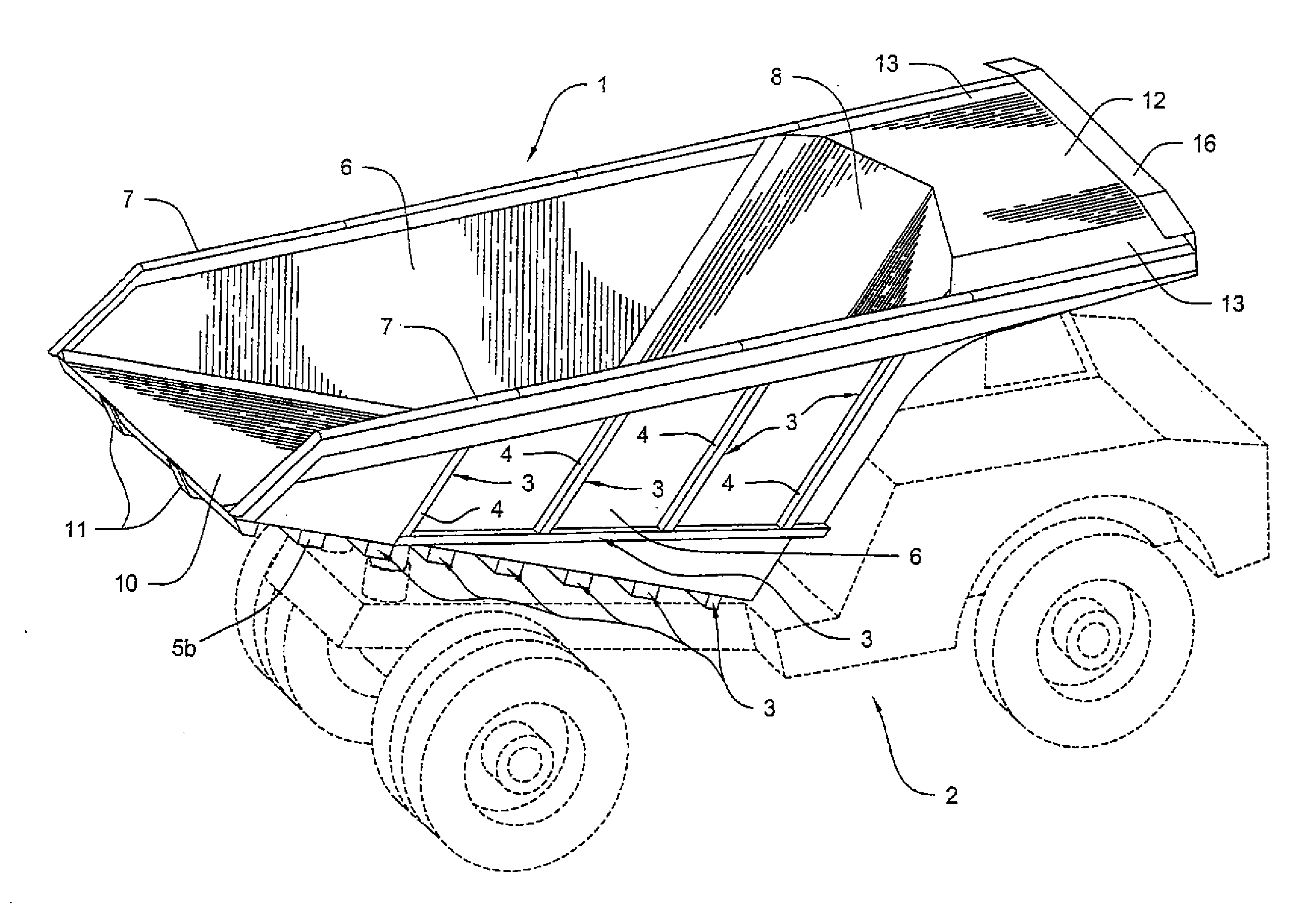 Tube-style truck body