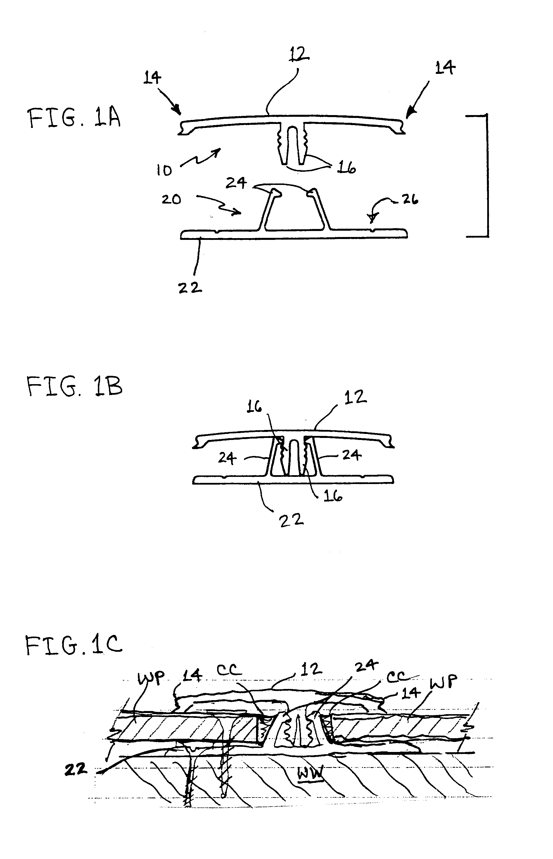 Extrusion devices for mounting wall panels