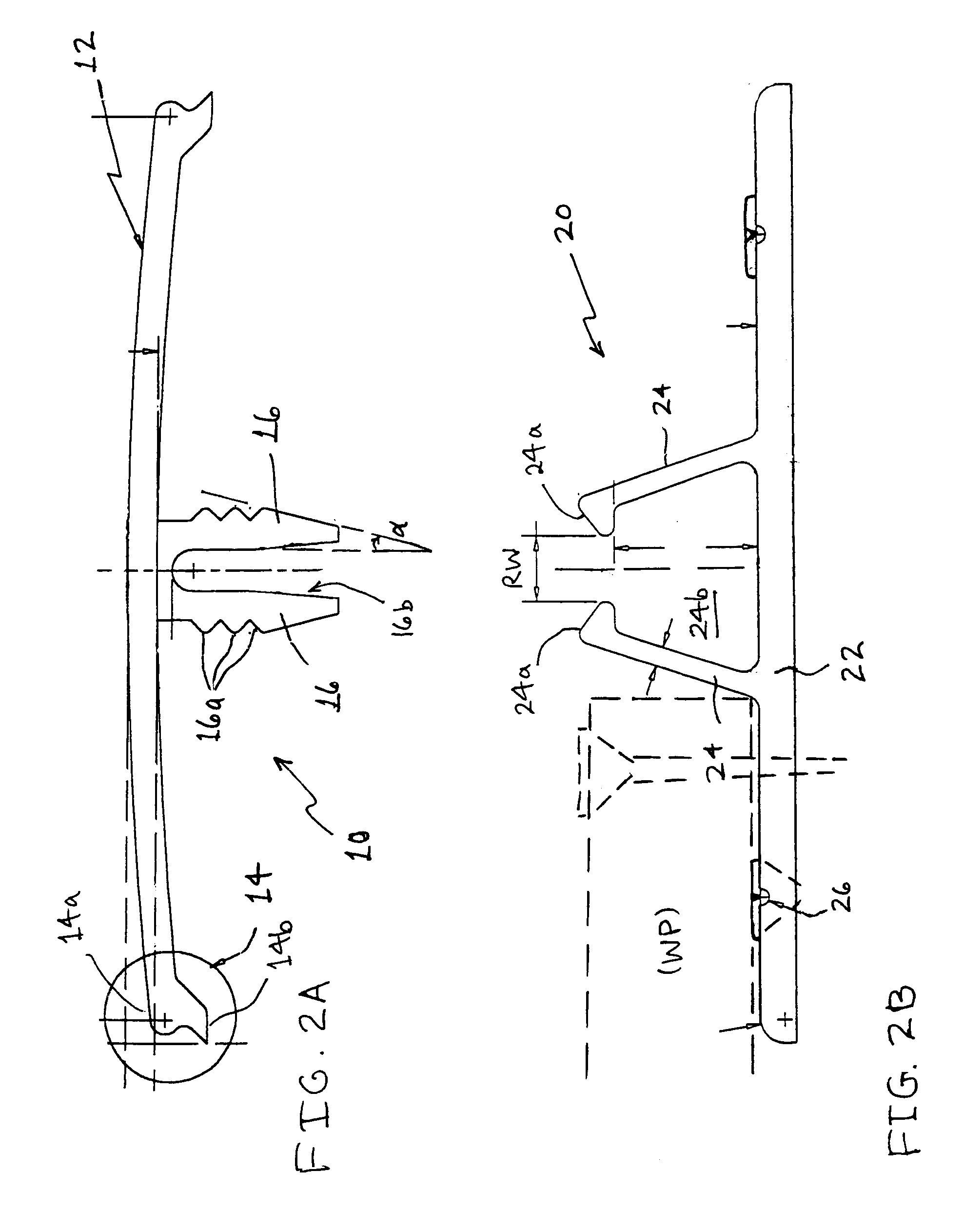 Extrusion devices for mounting wall panels