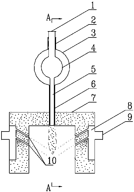 A belt type sintering machine ignition device