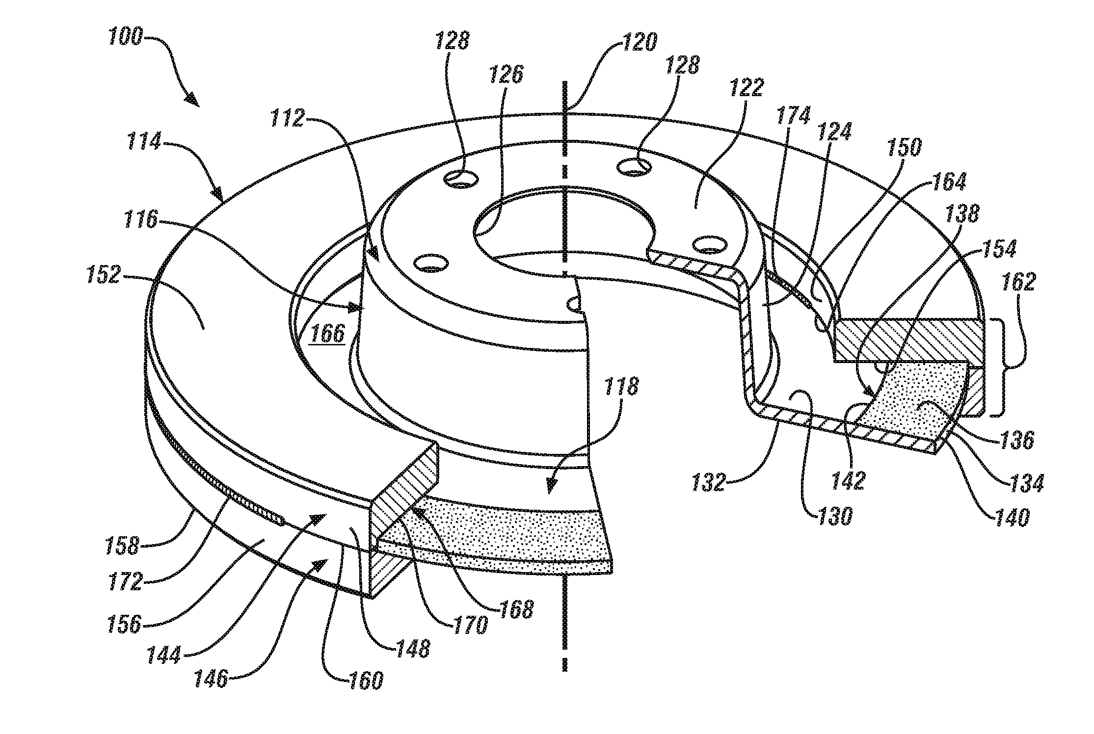 Light-weight and sound-damped brake rotor and method of manufacturing the same