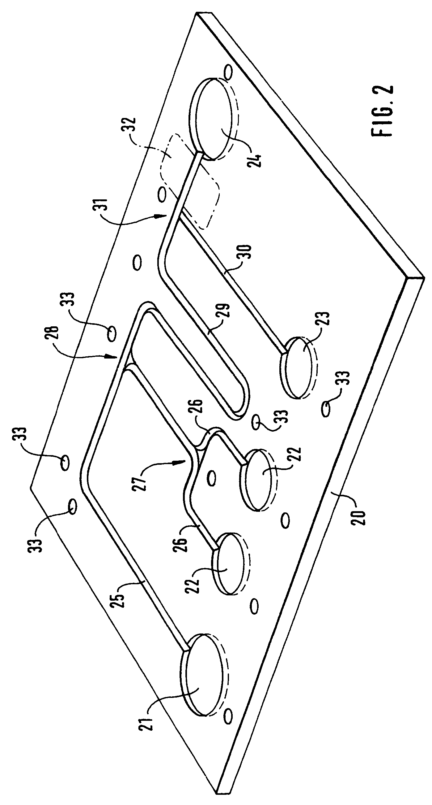 Apparatus for the operation of a microfluidic device