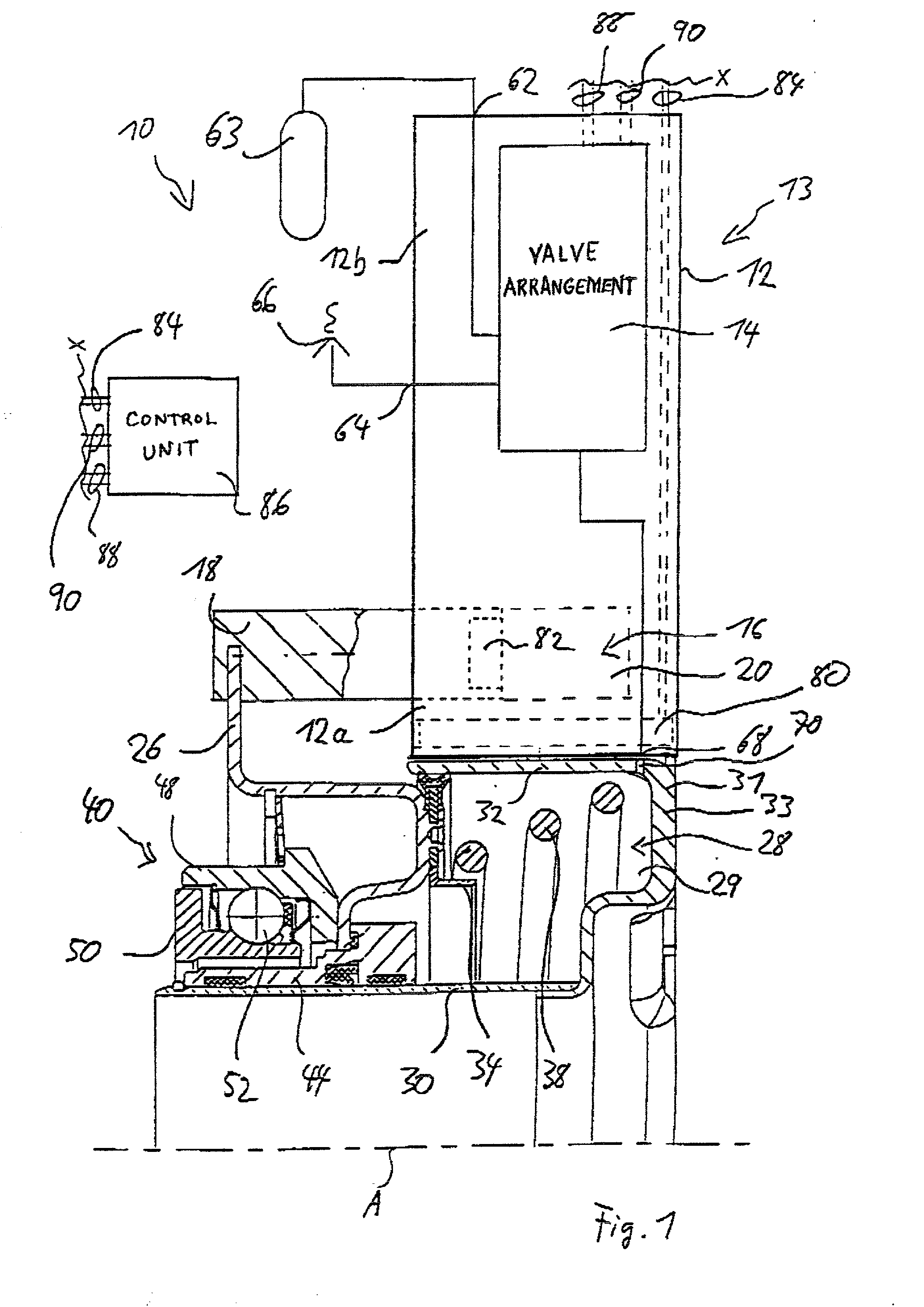Clutch system with a friction clutch and an actuation device belonging thereto