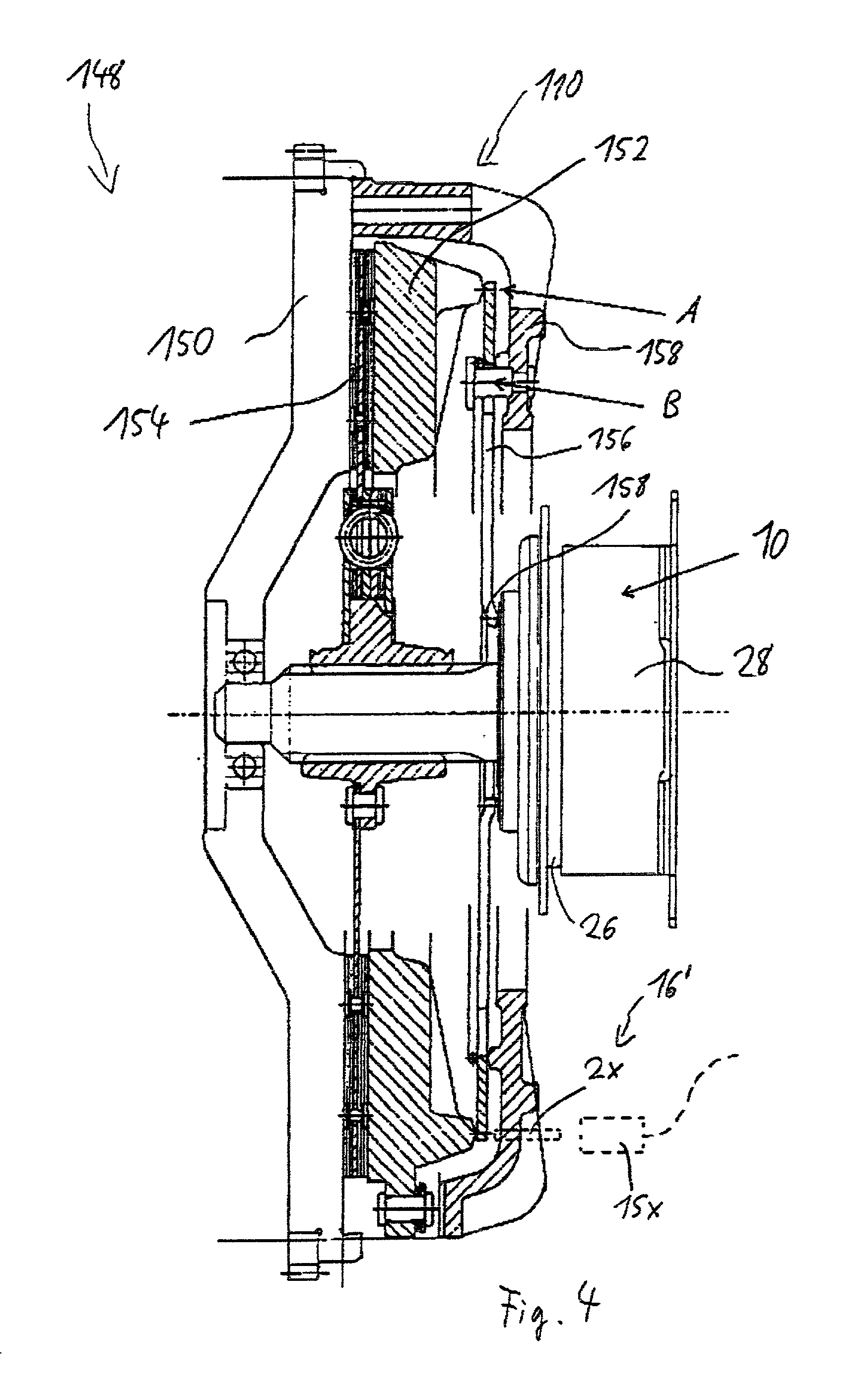 Clutch system with a friction clutch and an actuation device belonging thereto