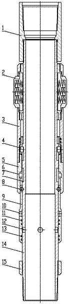 Rotary oil draining device