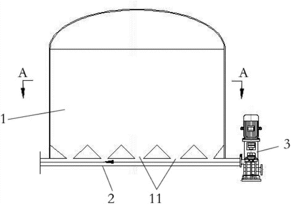 Fermenting device and straw biogas system