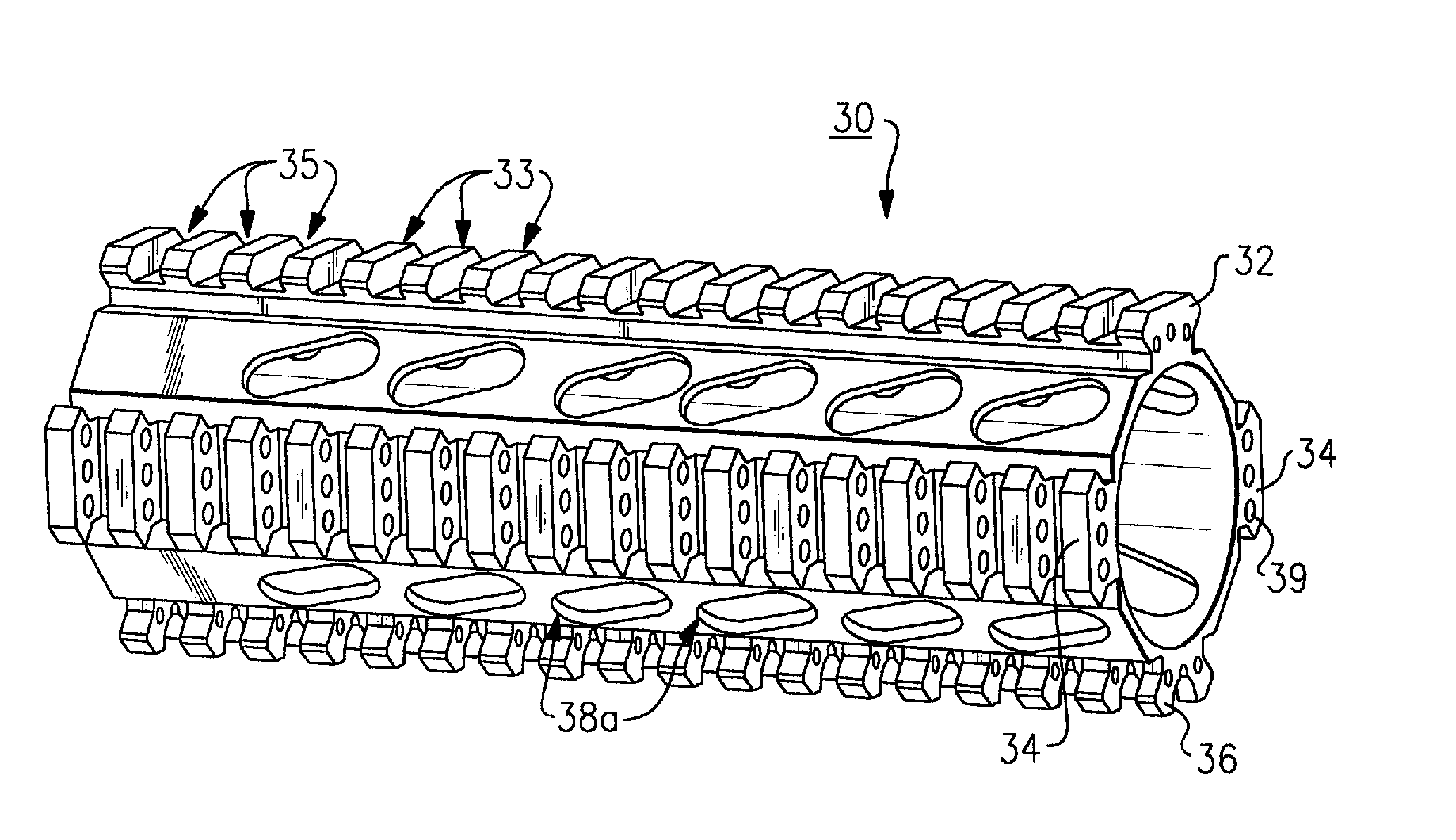 Integrated rail system and method for making and using same