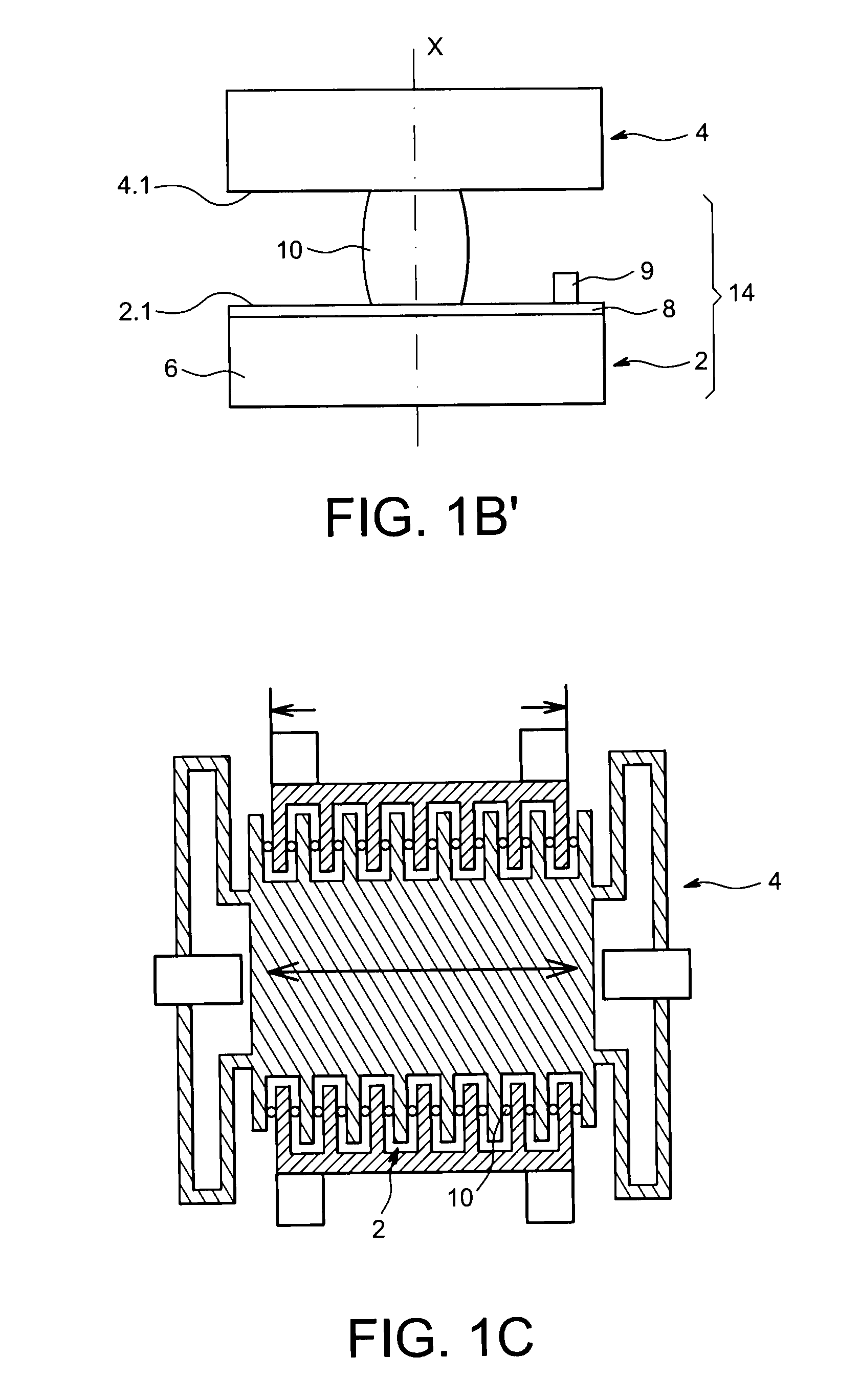 Energy recovering device with a liquid electrode