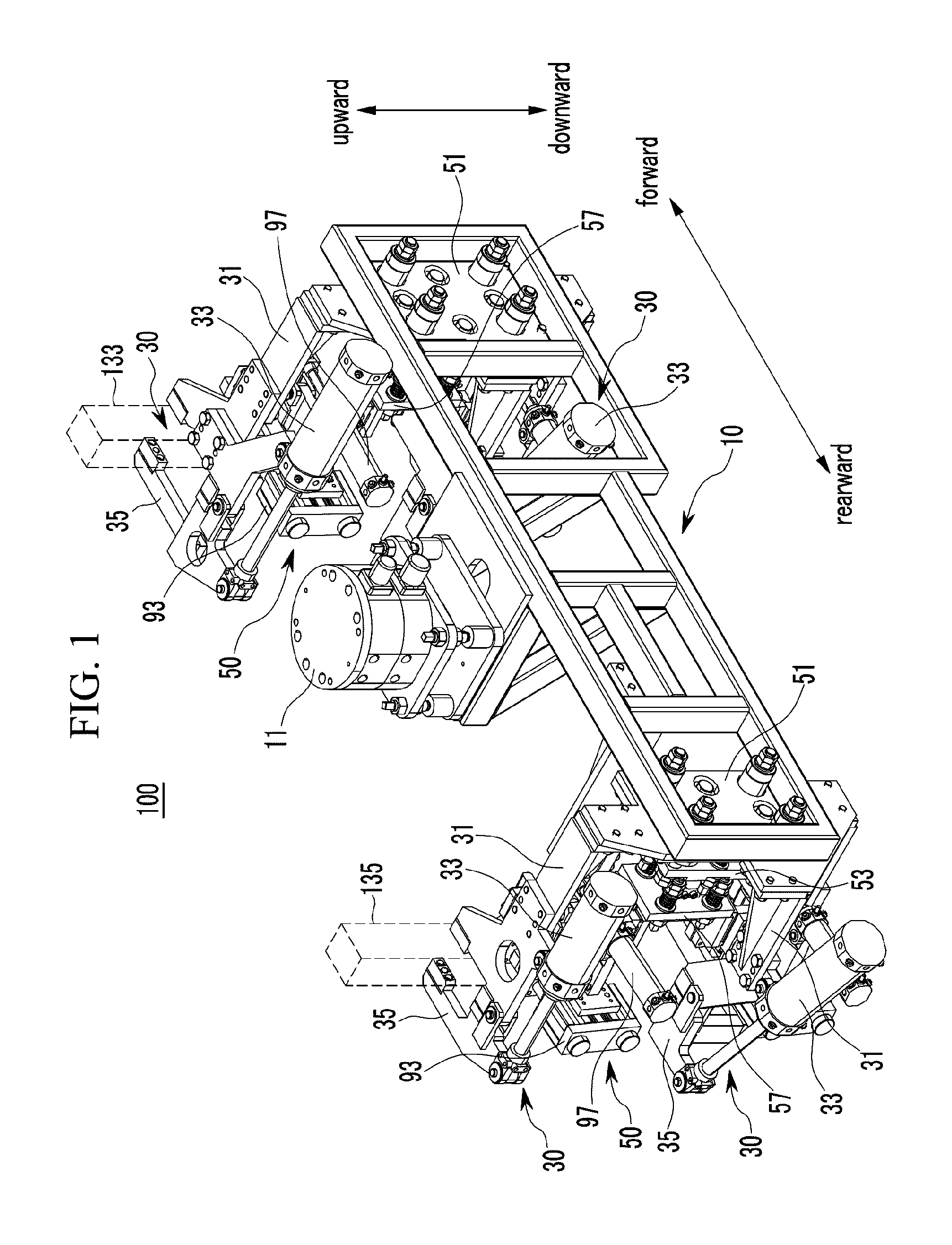 Mounting device for vehicle door hinge