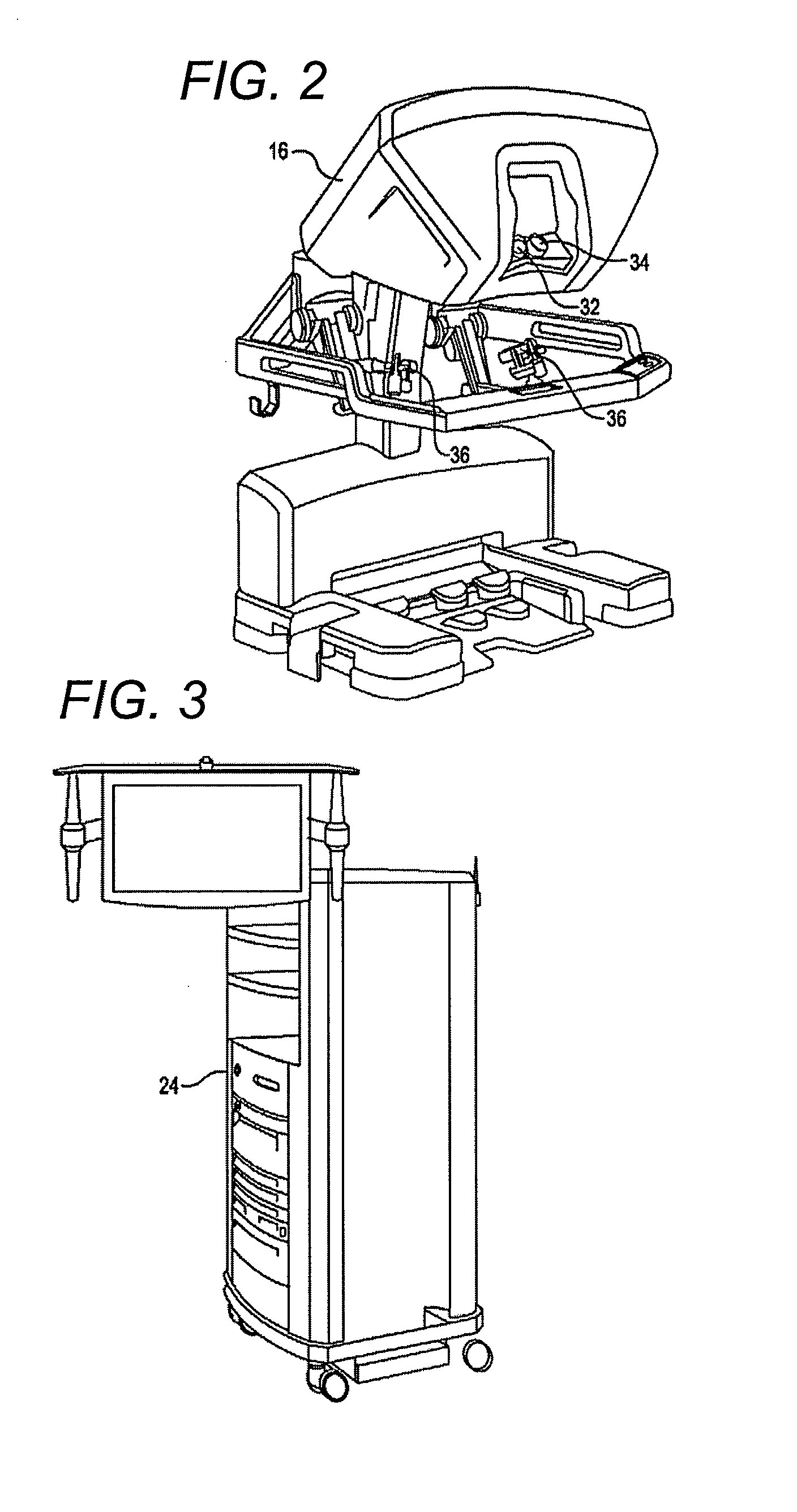 Positions for Multiple Surgical Mounting Platform Rotation Clutch Buttons