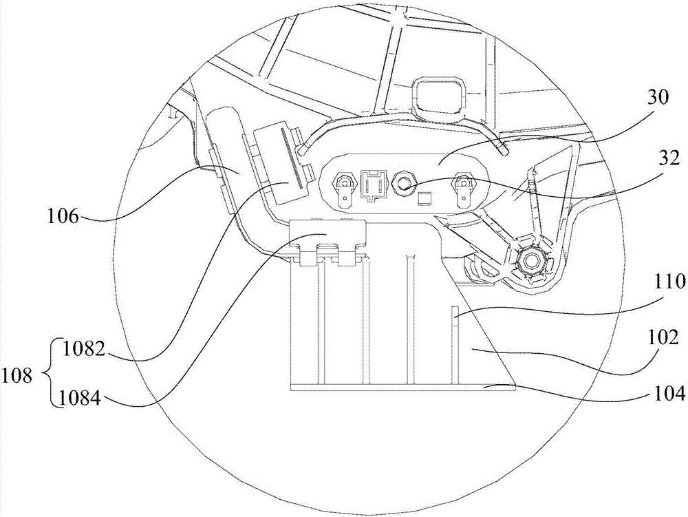 Safety plate assembly and washing machine