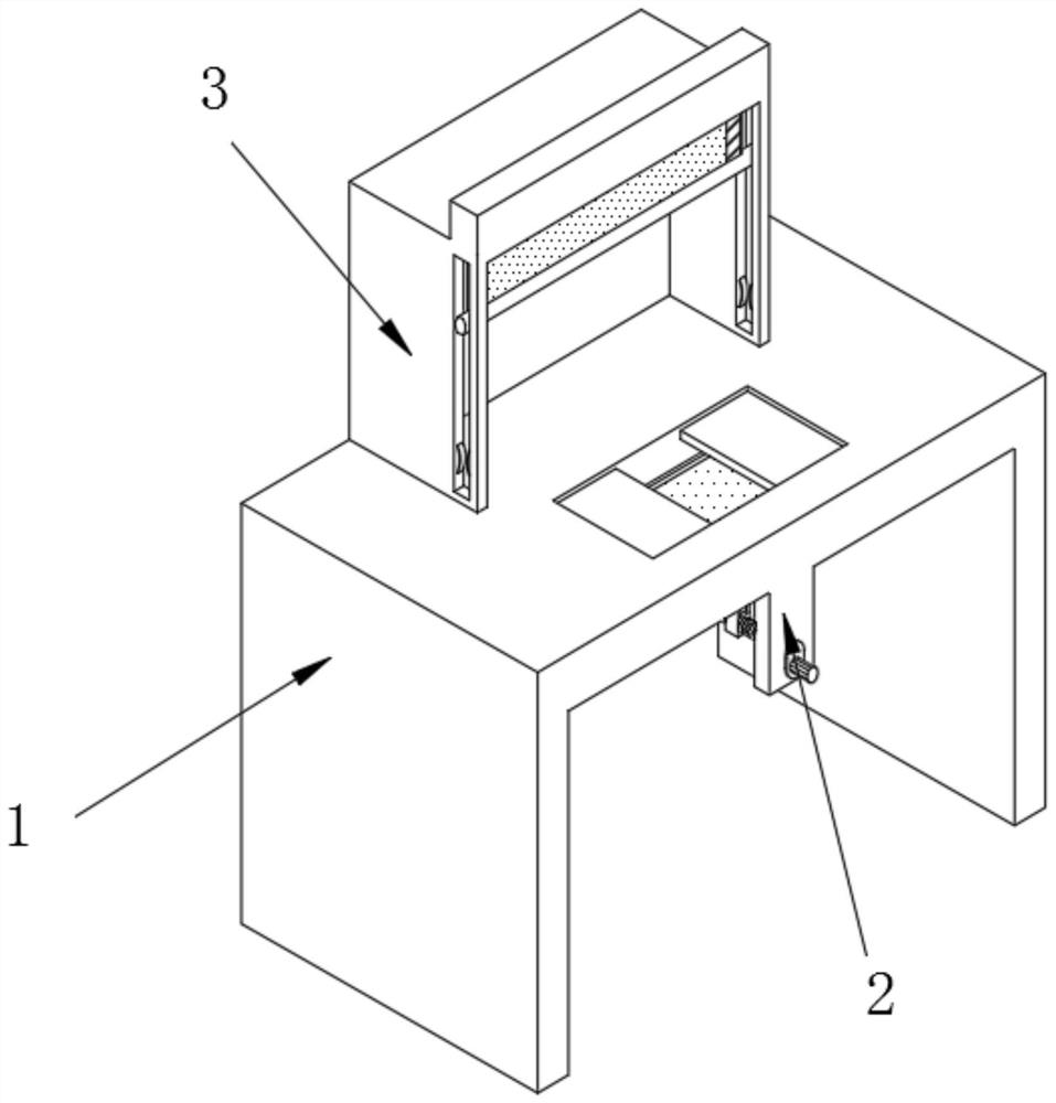 Computer desk with good dustproof effect