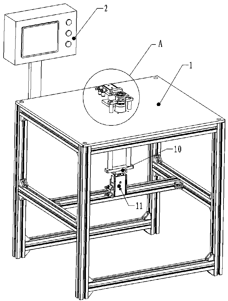 A semi-automatic assembly tooling for the back knob assembly of a car seat