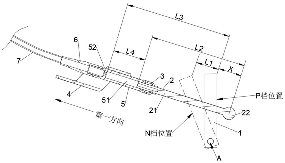 Inhaul cable structure