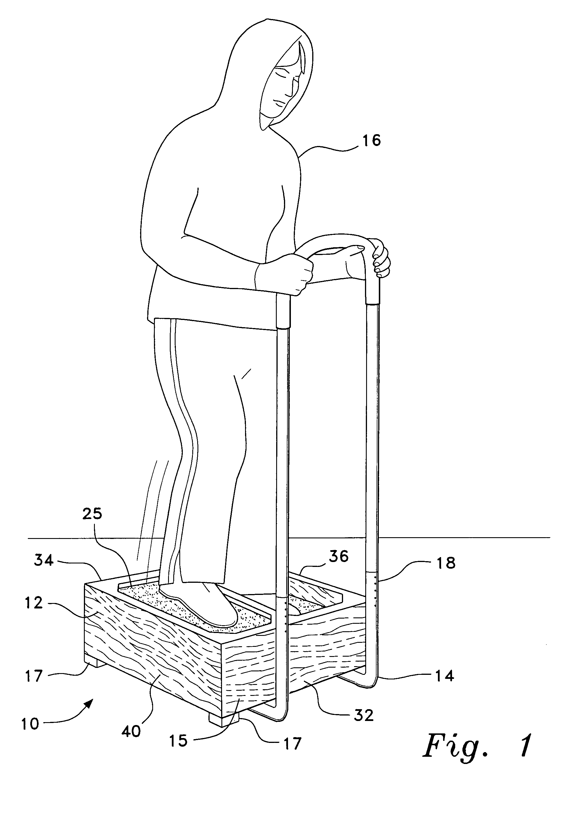 Exercise device for lower body