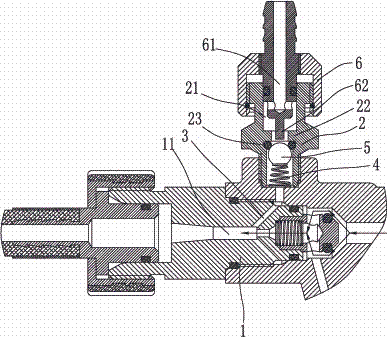 Exhaust and suction device