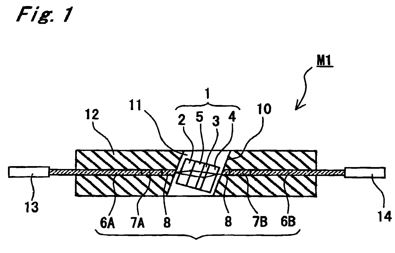 Optical isolator with tilted optical isolator element