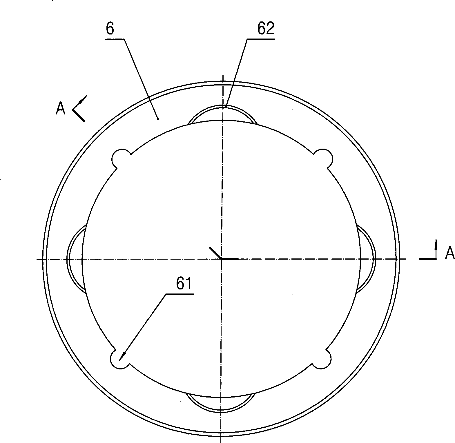 Double-mechanical sealing device in oil-gas mixed delivery pump