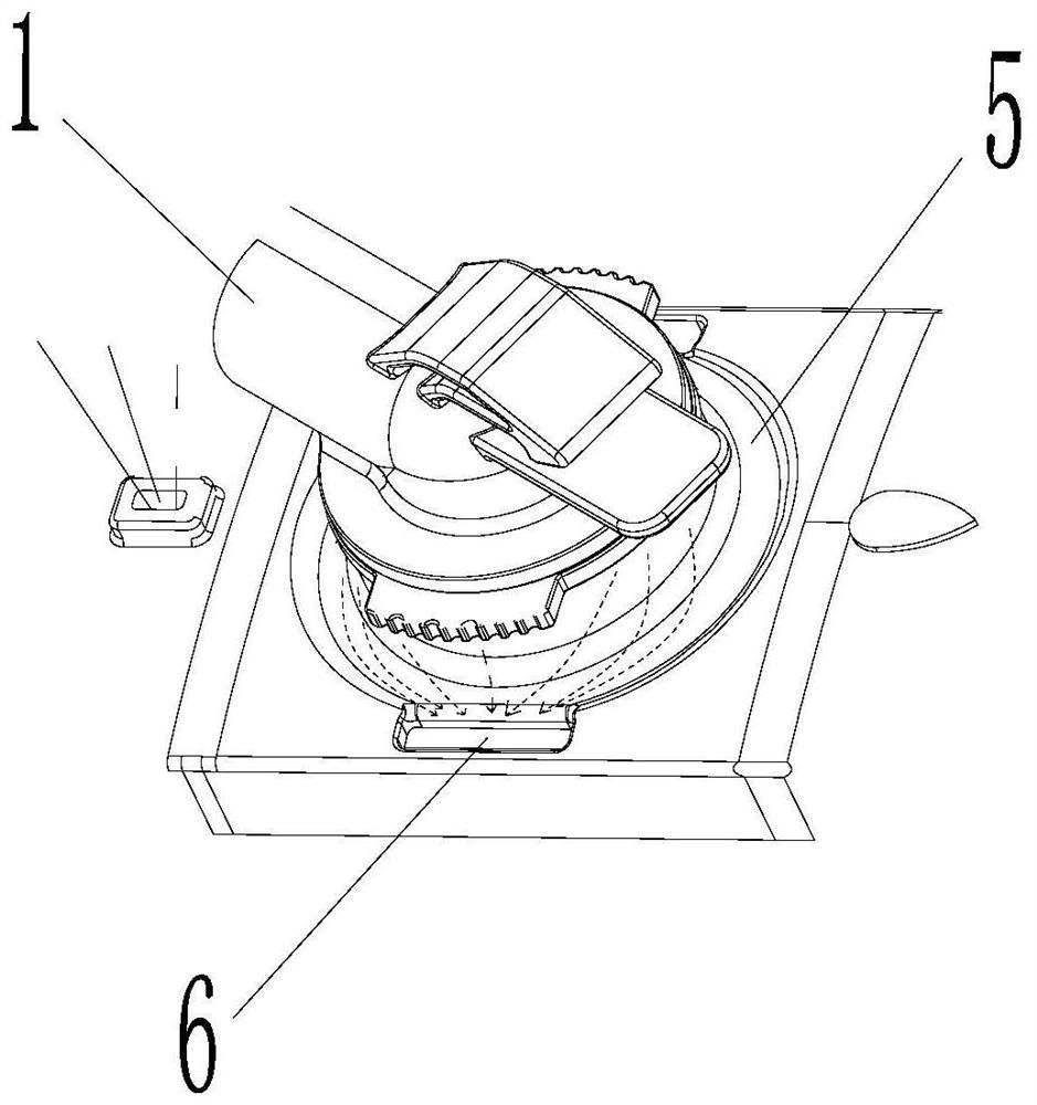 Spray arm components and water appliances