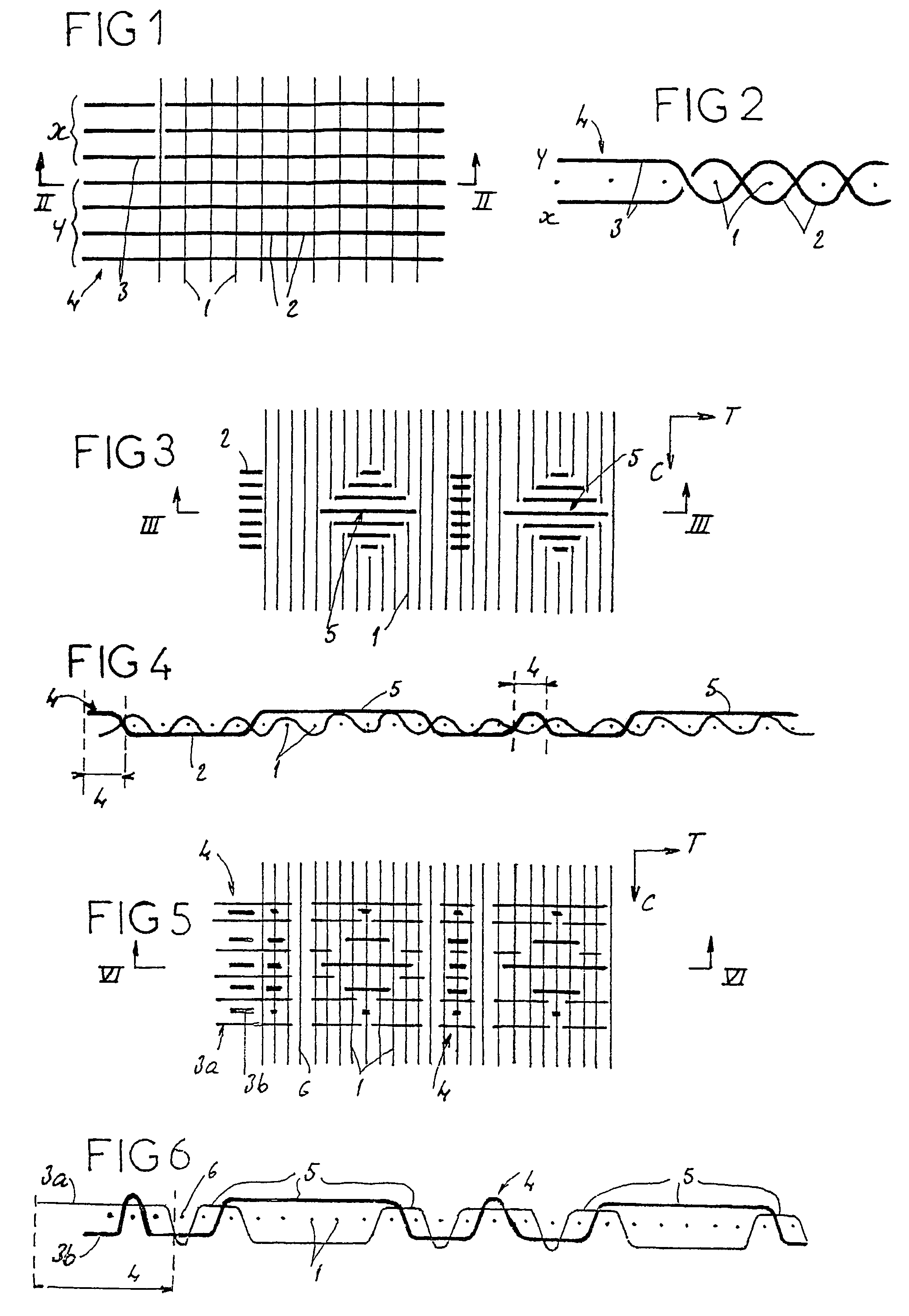 Method for producing an optical-fibre based fabric