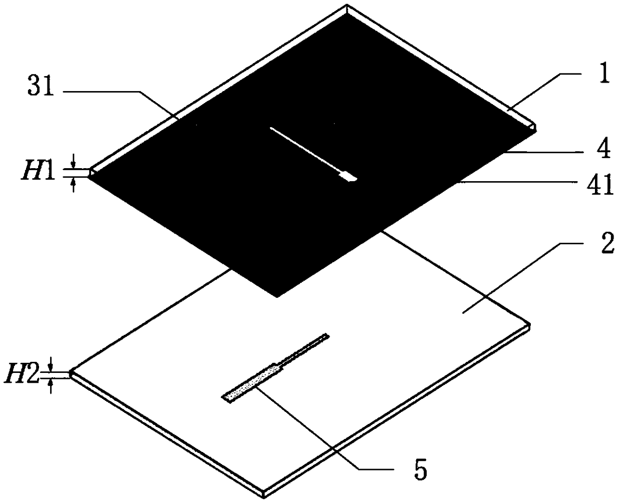A wideband low profile microstrip antenna