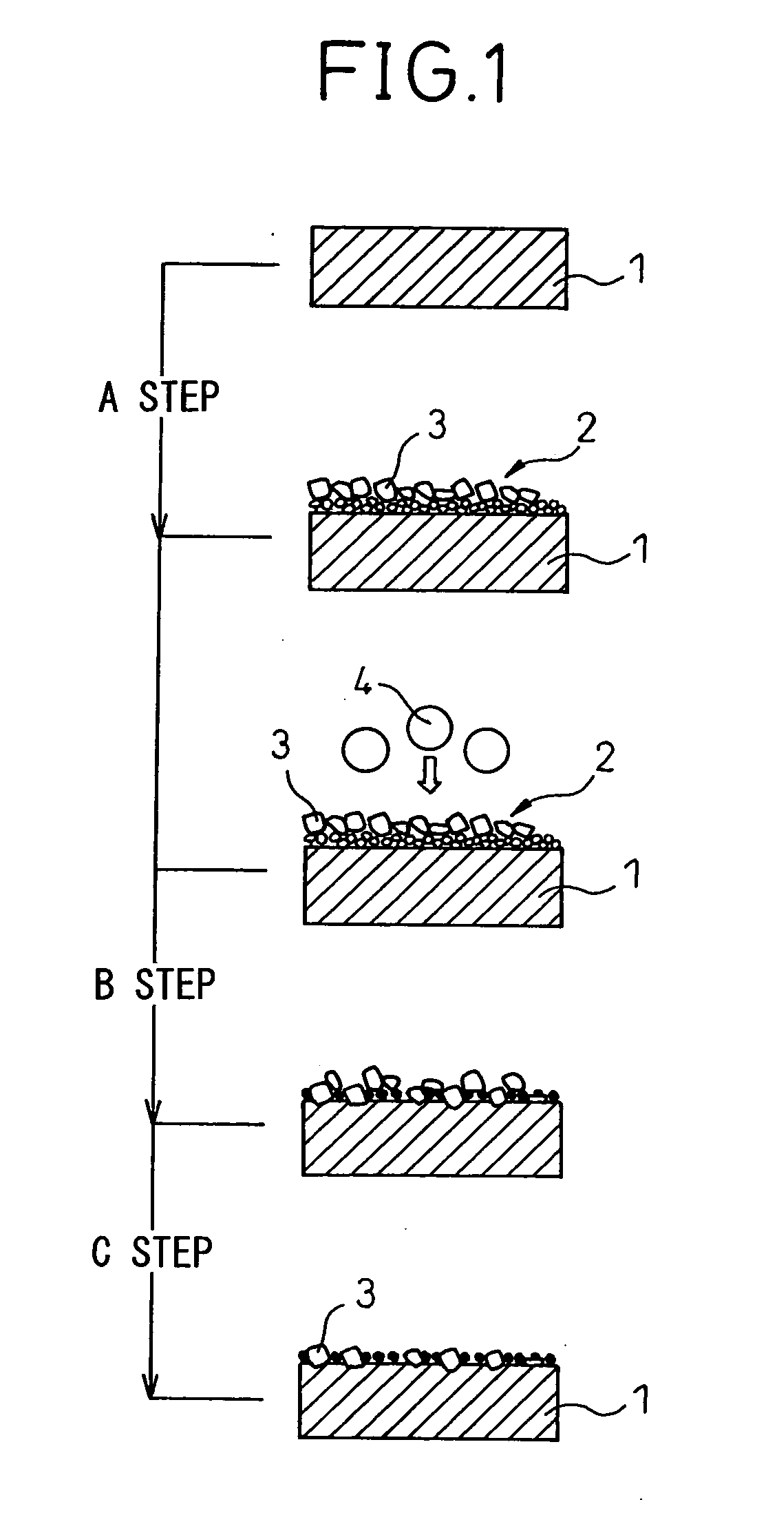 Method of treatment for imparting conductivity to surface of separator-use base member of solid polymer type fuel cell
