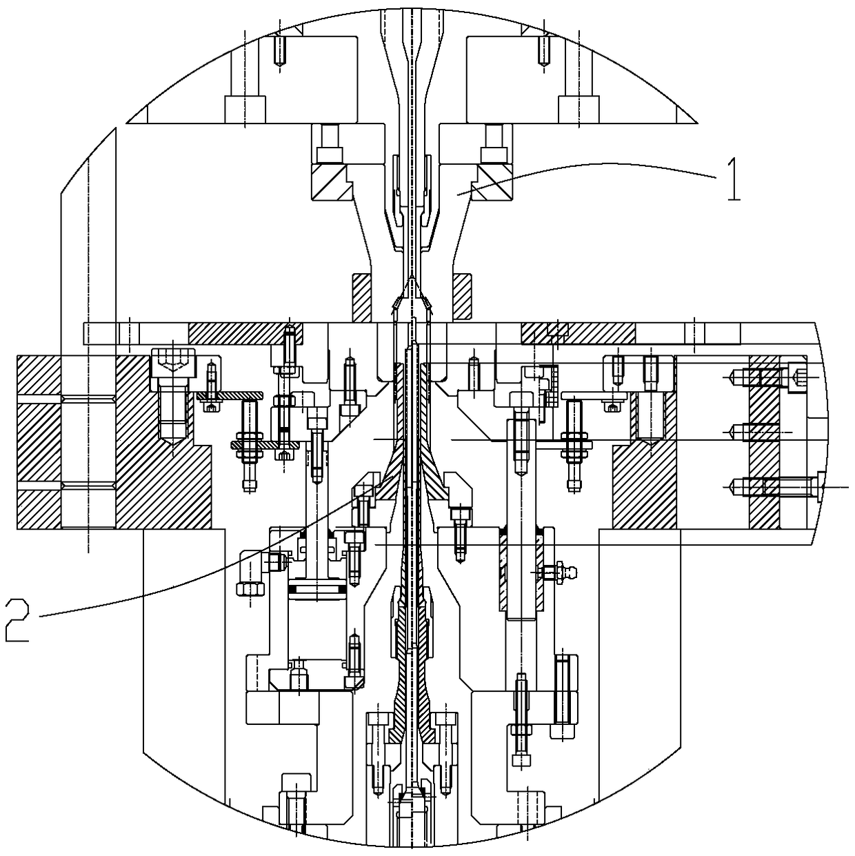 60-degree crossed axis angle small-modulus straight bevel gear manufacturing method