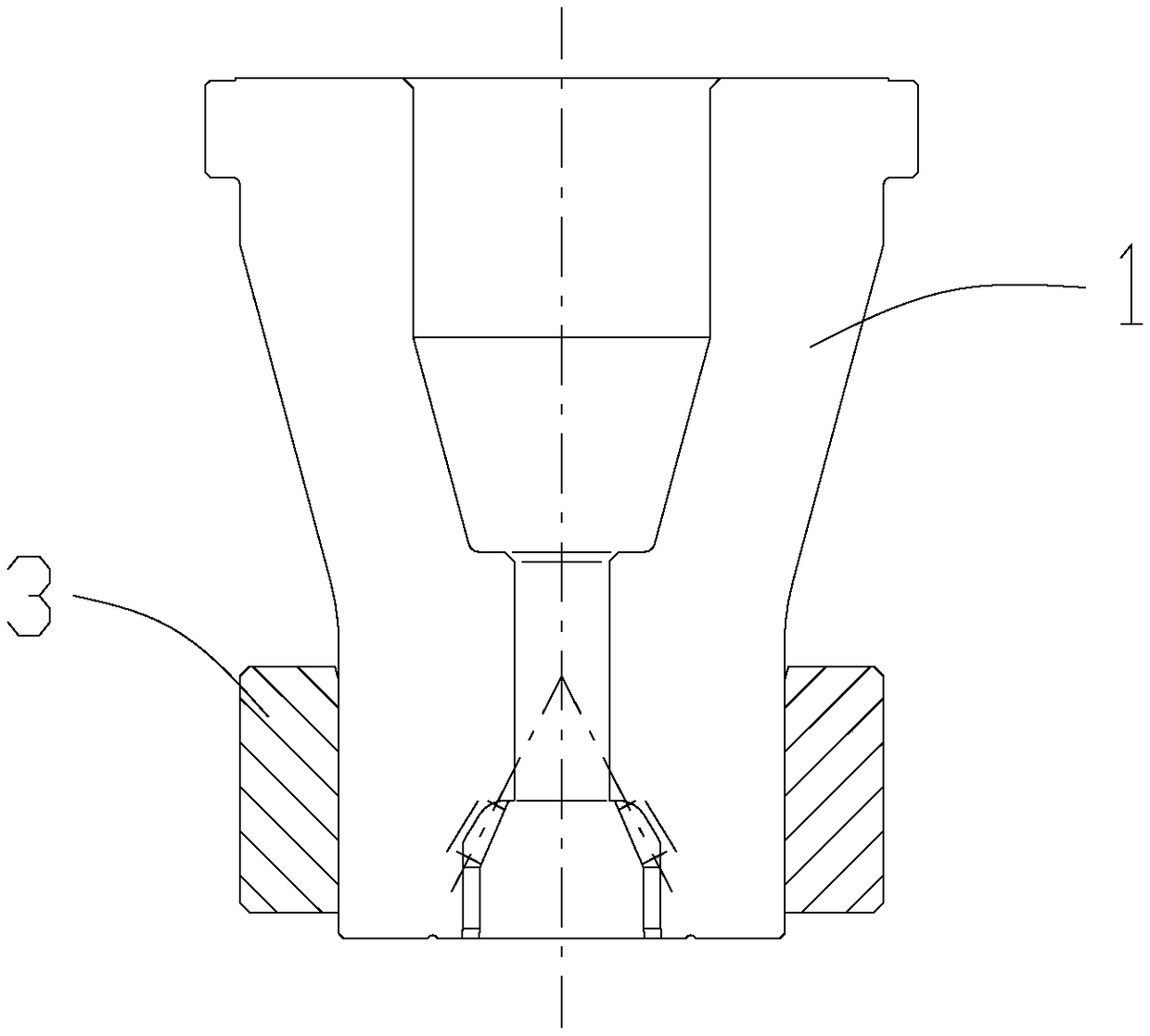 60-degree crossed axis angle small-modulus straight bevel gear manufacturing method