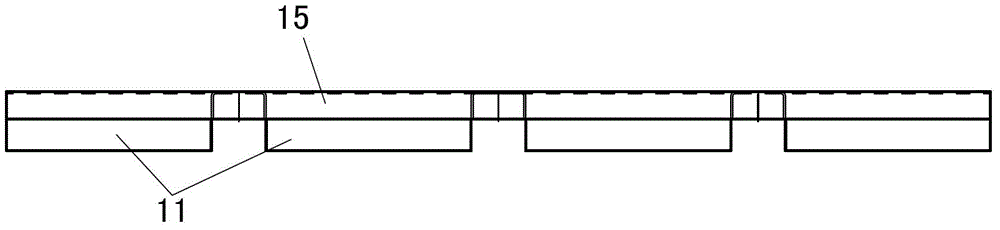 Louver type large-area cold plasma exhaust gas processing device