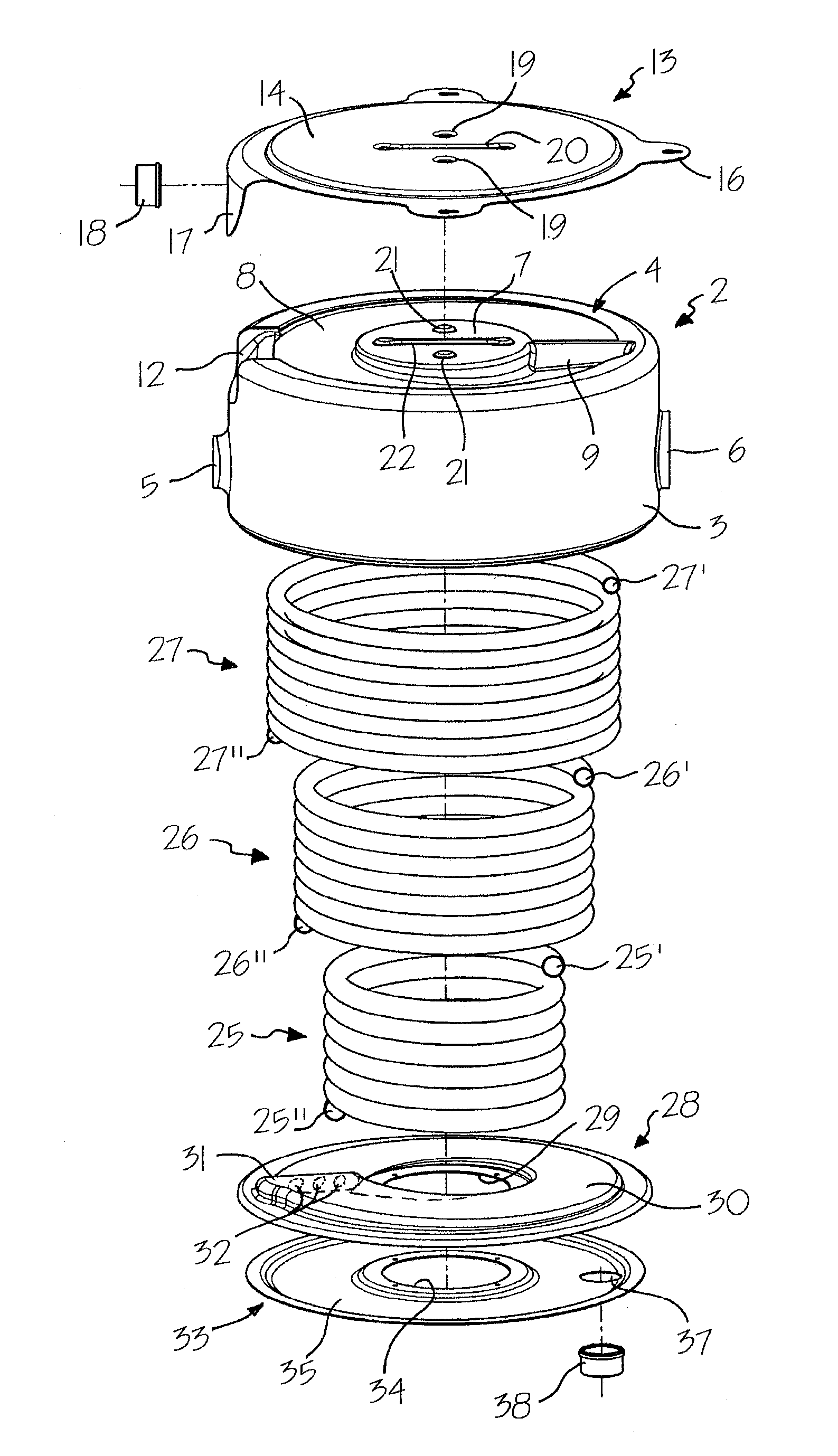 Heat exchanger, in particular of the condensation type