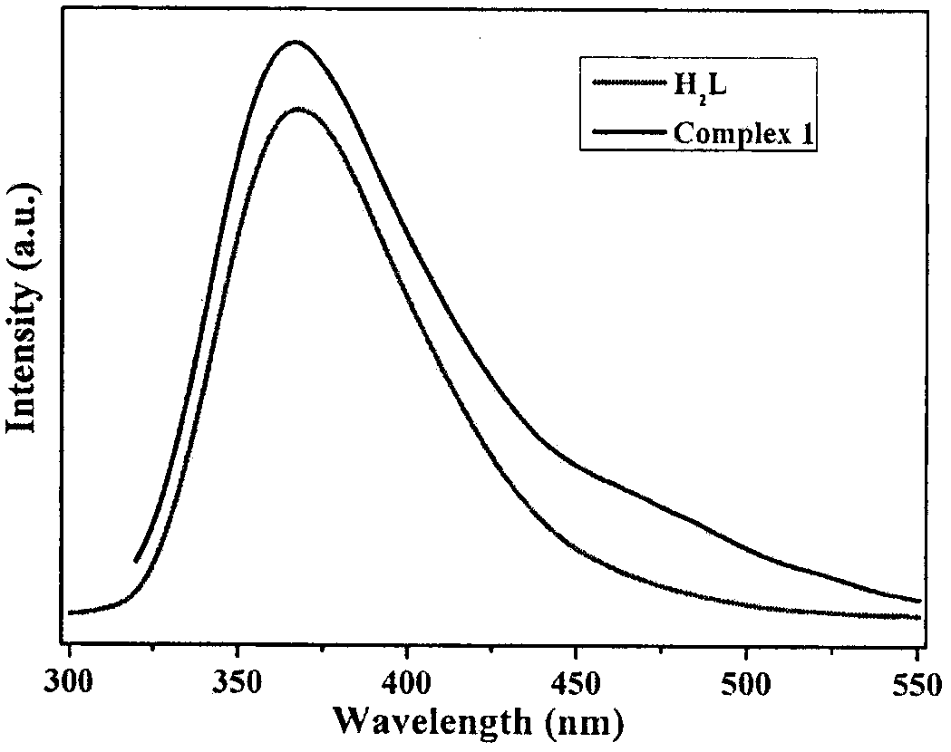 Synthesis method of cadmium complex and applications of cadmium complex as fluorescent probe and photodegradation catalyst