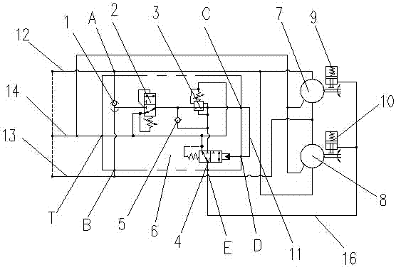 A combination brake control device