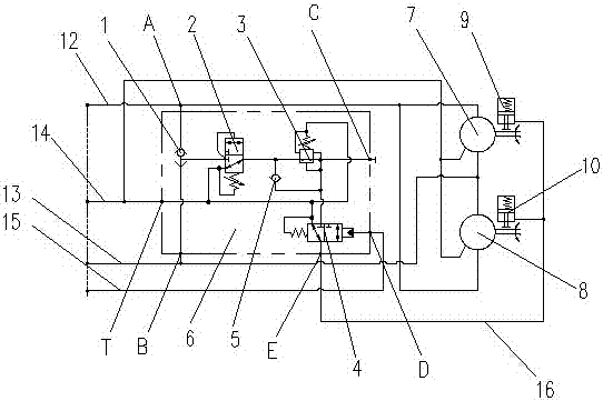 A combination brake control device