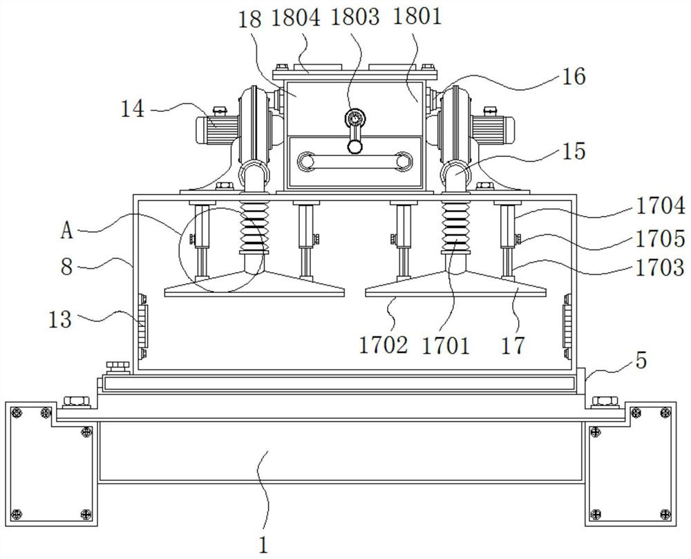 High-safety protection device of polyester wool top slivering machine