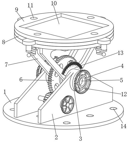 Workpiece rotating platform for machining