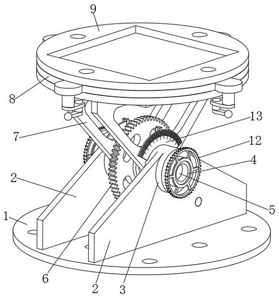 Workpiece rotating platform for machining