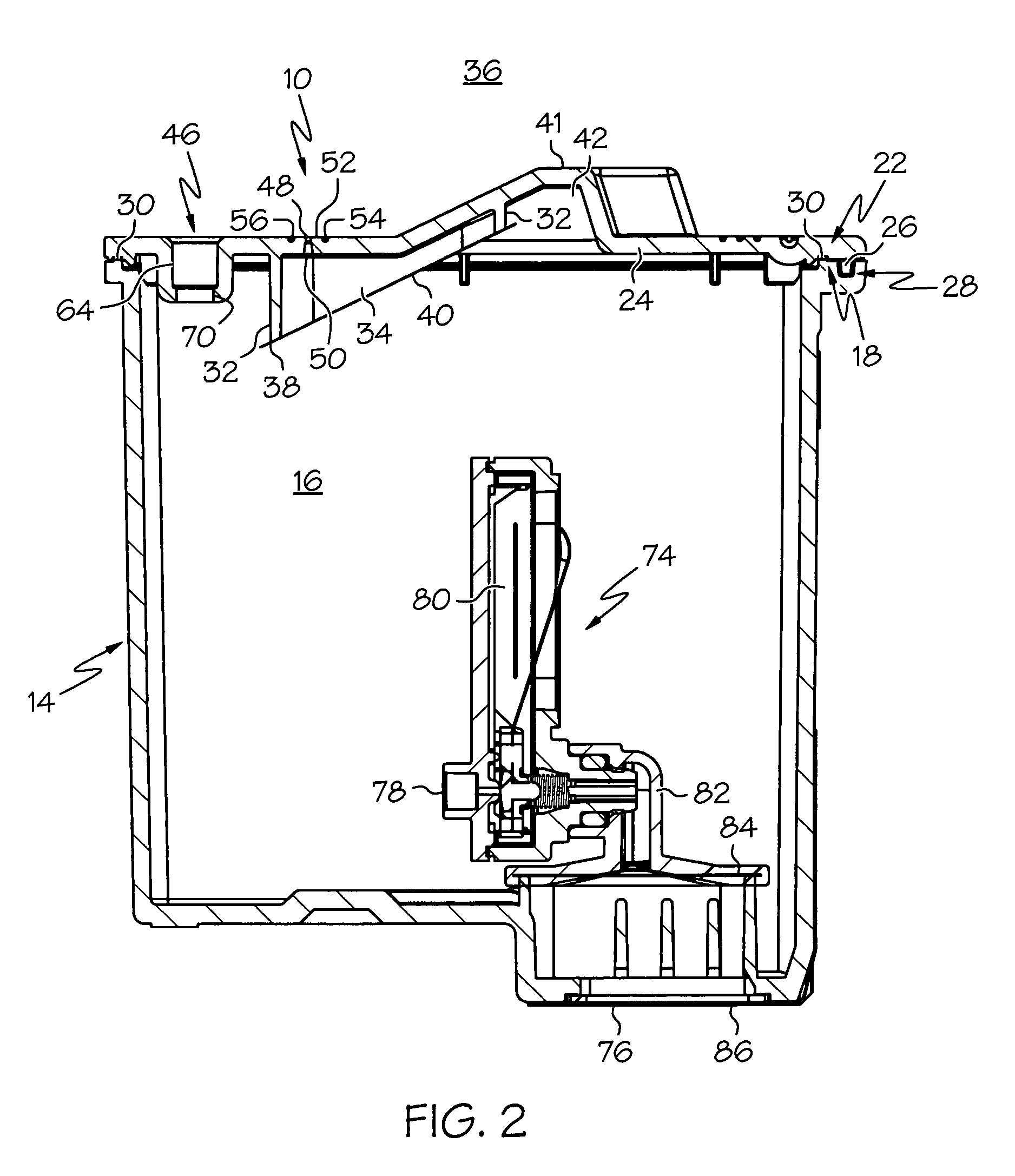 Semipermeable membrane for an ink reservoir and method of attaching the same